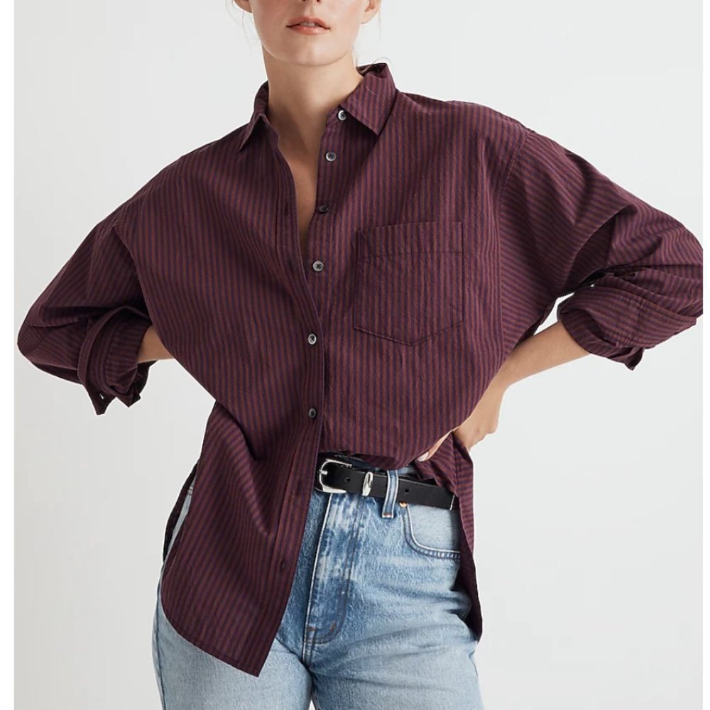 Madewell Oversized Poplin Button Down